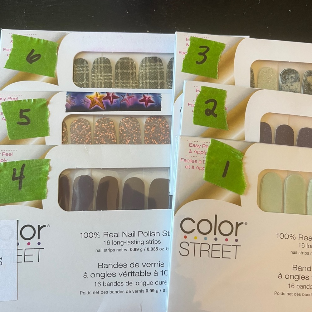 Color Street Nail Polish Strips Set